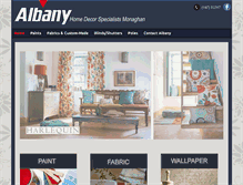Tablet Screenshot of albanymonaghan.ie